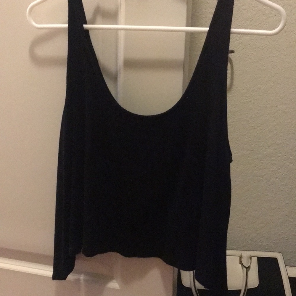 Black crop top